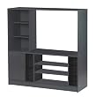 Contemporary Entertainment Center - Black
