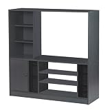 Contemporary Entertainment Center - Black