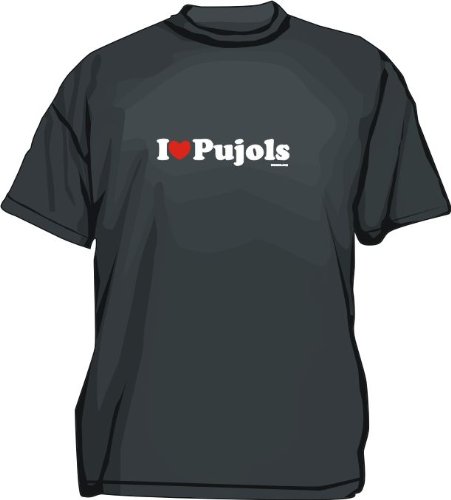 I Heart (Love) Pujols Kids T Shirt Youth Medium-Red