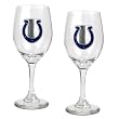 Indianapolis Colts 2pc 14oz Wine Glass Set - Primary Logo NFL Football
