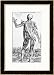 Anatomical Study, Illustration from De Humani Corporis Fabrica, 1543 Framed Art Poster Print by Andreas Vesalius, 24x32