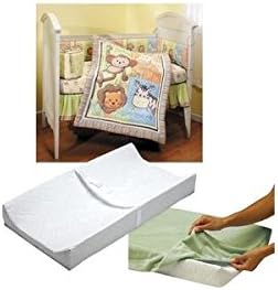 Summer Infant Monkey Jungle 4 Piece Crib Bedding Set with Contoured Changing Pad & Cover