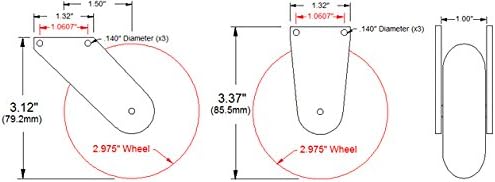 Wheel Bracket A (straight)