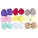 Bestjybt® 9PCS Sweet Babys Girls Chiffon Flower Elastic Bow Headband Head Wrap Turban Knot Hairband