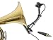 AV-JEFE PMM22 Professional Wind Instrument Microphone for Sennheiser Wirelss Transmitters_with Mini Shock Mount Holder; Great for Horns, Trumpets, Clarinets, Saxophones, and Drums
