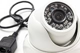 Microseven 1.3 Megapixel 960p Onvif 2.8 mm Wide Angle 1/3" Aptina CMOS Dome Real HD H.264 IP Camera P2P 12V POE IP66 20M IR ICR Filter Indoor / Outdoor - M7D12- Dahua NVR and ALL NVR with ONVIF Compatible  Free Live Streaming on microseven.tv