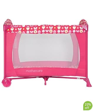Mothercare Classic Travel Cot - Flowers