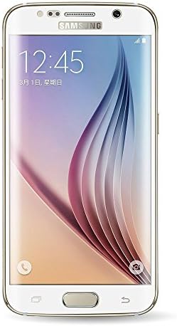 S6 Edge Screen Protector, Landlord® 0.2mm Thinnest 3D Full Coverage Premium Curved PET Material Tempered Screen Protector Film for Samsung Galaxy S6 Edge (Not for S6 Edge Plus) (White)
