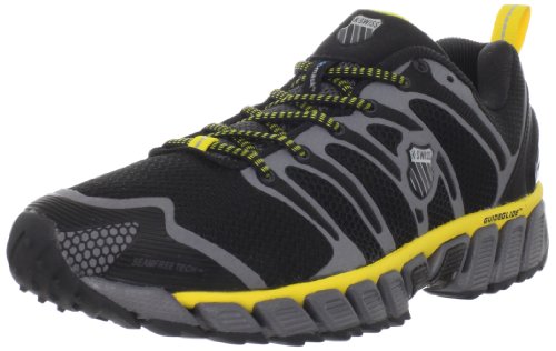 K-Swiss Men's Blade Max Trail Manmade/Manmade/Manmade Black/Charcoal/Brilliant Yellow Lace Up 02725-099-M 6 UK