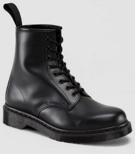 Dr. Martens Mens 1460 MONO 8 Eye Boot. Black. UK Size: 8