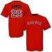 Boston Red Sox Wade Boggs Cooperstown Red Jersey T-ShirtLarge