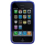 Speck IPH3G-CNDY-A16A17 CandyShell for iPhone 3G/3GS - 1 Pack - Retail Packaging - IndiGlow Blue