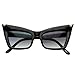 zeroUV - Super Cateye NYC Designer Inspired Fashion Cat Eye Sharp High-Pointed Sunglasses
