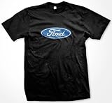 Ford Logo Mens T-shirt, Licensed Ford Motor Company Emblem Tee Shirt
