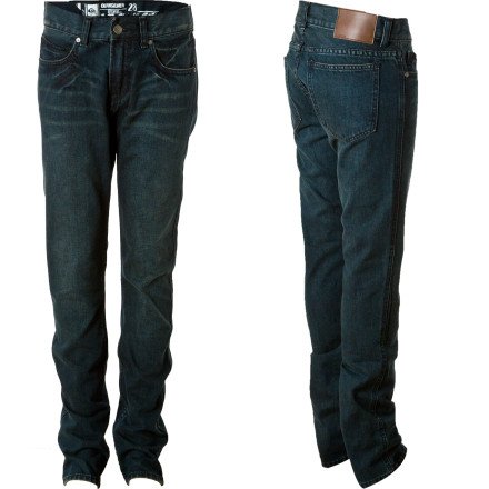Quiksilver Evol Thoughts Denim Pant - Little Boys' Deep Blue Indigo, L