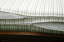Ewins Premium Outdoor Lounge/Chaise Cushion - kiwi stripe