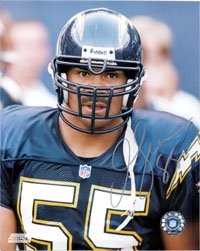 Seau, Junior Autographed/Hand Signed 8x10 Photo