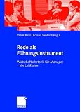 Produkt-Bild: Rede als F&uuml;hrungsinstrument: Wirtschaftsrhetorik f&uuml;r Manager - ein Leitfaden
