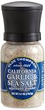 Olde Thompson California Garlic Sea Salt, 4.1-Ounce Grinders (Pack of 2)