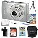 Canon PowerShot SD750/IXUS 75 Silver 7.1MP Digital Camera + 4GB SD + Extra Battery + 6Bonus