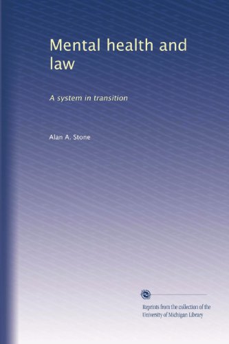 Mental health and law: A system in transition