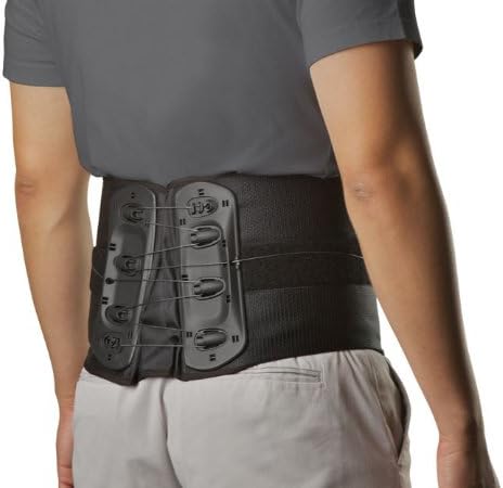 Aspen Medical Evergreen L0627 Lumbar Support Back Brace Black, Large (36" - 42")