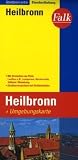 Falk Stadtplan Extra Standardfaltung Heilbronn