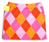 Loudmouth Golf Womens Skorts: Raspberry Surebet - Size 4