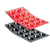 De Buyer-Moul Flex-1975.01-Moul ' Flex Noir - 15 Mini Tartelettes