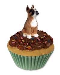 Boxer Pup Cake -Trinket Box