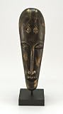 African Tribal Mask on Base