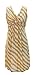 Peach Couture Fun and Trendy Knotted Twist Tank Sleeveless Striped Sundress