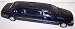 Kinsmart 1/38 Scale Diecast 1999 Lincoln Town Car Stretch Limousine in Color Blue
