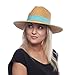 Keeneland Straw Panama Hat with Contrast Band