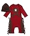 StylesILove Infant Toddler Baby Boy Sheriff Cowboy Fringed Photo Props Romper and Hat 2-piece (95/18-24 Months)
