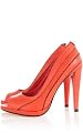 Colorful Peeptoe Pumps