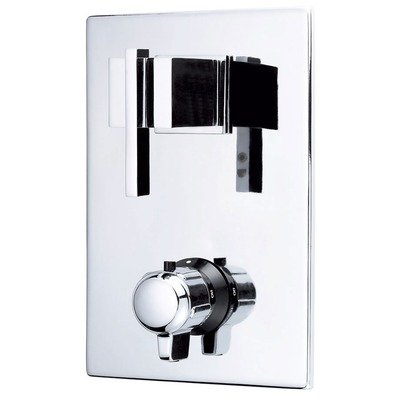 Danze D560144T Sirius Two Handle 1/2-Inch Thermostatic Shower Trim Kit, Chrome (Valve Not Included)