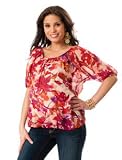 Motherhood Maternity: Short Sleeve Dolman Sleeve Maternity Blouse Motherhood Maternity: Short Sleeve Dolman Sleeve Maternity Blouse
