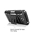 LG Sunrise Case, LG Lucky Case, LG L15G, LG L16C Combo Rugged Shell Cover Holster with Built-in Kickstand and Holster Locking Belt Clip Black + Circle(TM) Stylus Touch Screen Pen