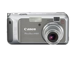 Canon PowerShot A460 5.0MP Digital Camera with 4x Optical Zoom (Silver)
