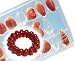 Chocolate Mold: Fluted Ring/Doughnut 105 mm x 8 mm deep. 2 cavities