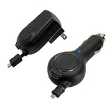 Retractable Power Pack (Car Charger & Travel Charger) for BlackBerry Curve  ....