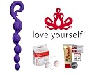 FunFactory Analkette Bendybeads (Violett) Luxus Paket inkl. Gleitgel & Liebeskugeln