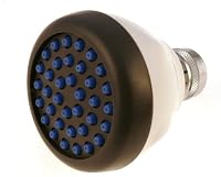 Super Low Flow Shower Head 1.5 GPM with Pressure Compensating Flow Controller, White Spray Clean