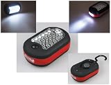 Super LED Arbeitsleuchte mit 24+3 LEDs,Haken,Magnethalt