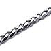 6mm KONOV Silver Stainless Steel Mens Necklace Chain 14-40