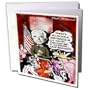 Londons Times Funny Panel Hollywood Cartoons - The People s Cartoon Court With Judge Wapner - Greeting Cards-12 Greeting Cards with envelopes