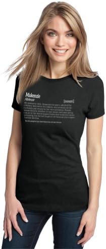MAKENZIE IS AN AWESOME CHICK T-shirt for Cool Girls Named Makenzie Ladies' T-shirt-Large