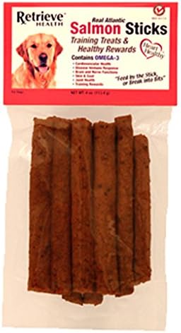 Retrieve Health Salmon Sticks, 4 Ounces
