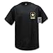Rapiddominance Army Basic Military Tee, Black, Medium